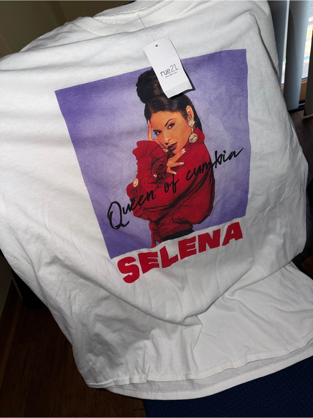 NWT rue21 Selena Quintanilla Queen of Cumbia T-Shirt - Size XL
